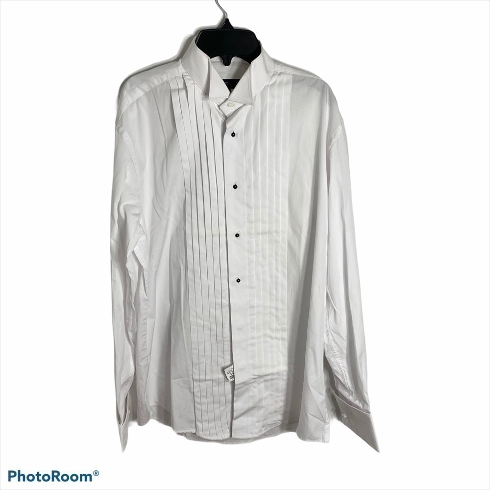 Joseph & Feiss Pleated Men’s Button Down Shirt NWT 15.5
